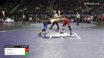 184 lbs Consolation - Darrien Roberts, Oklahoma vs Peter Acciardi, Buffalo