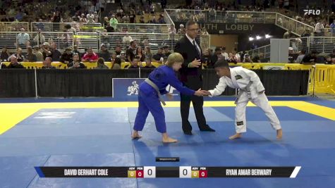 David Gerhart Cole vs Ryan Amar Berwary 2025 Pan Kids Jiu-Jitsu IBJJF Championship