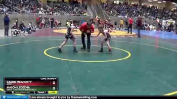 62 lbs Cons. Round 4 - Cason McGrorty, SCMC vs Mason Ledezma, Eagle Point Youth Wrestling Cl