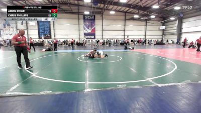 120 lbs Consi Of 64 #2 - Aiden Rowe, TN vs Chris Phillips, GA