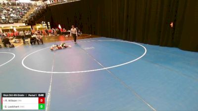 Boys 3rd-4th Grade - 71 Quarters - Graeme Lockhart, Central Iowa Wrestling Club /Team Intensity vs Ryker Wilson, Sebolt Wrestling Academy