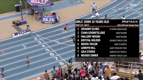 Youth Girls' 200m, Finals 10 - Age 10