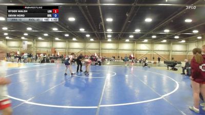 120 lbs Rr Rnd 4 - Ryder Walsh, Lebanon Die Hard Wrestling - BK8 vs Devin Hord, Revival Whale - BK8