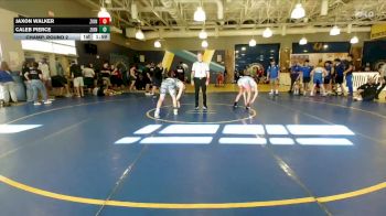 132 lbs Champ. Round 2 - Caleb Pierce, Camden County Outsiders vs Jaxon Walker, Jensen Beach High School