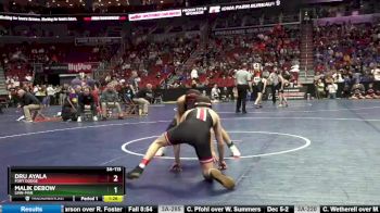 3A-113 lbs Quarterfinal - Dru Ayala, Fort Dodge vs Malik DeBow, Linn-Mar