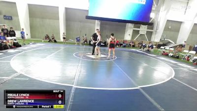 126 lbs Placement Matches (8 Team) - Mikale Lynch, South Carolina vs Drew Lawrence, North Carolina