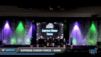 Express Cheer Force - Gems [2023 L2 Senior - D2 - Small] 2023 Athletic Grand Nationals