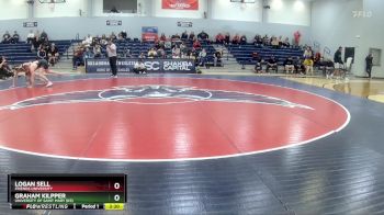 165 lbs 1st Place Match - Logan Sell, Friends University vs Graham Kilpper, University Of Saint Mary (ks)