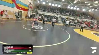 160 lbs Champ. Round 1 - Lane Jones, Central vs Daven Hames, Cheyenne East