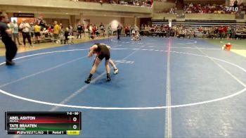 80 lbs Cons. Round 3 - Tate Braaten, Minnewaska vs Abel Ashton, Milaca