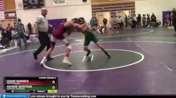 145 lbs Champ. Round 2 - George Quintans, Edmonds-Woodway vs Chase Warnick, Mercer Island