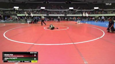 National 6-8 75 Quarterfinal - Odin Puckett, WTF vs Ryan Fox, Poquoson Athletic Association