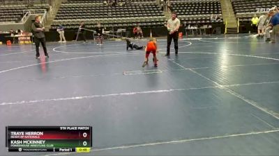 50 lbs 5th Place Match - Kash McKinney, Powerhouse Wrestling Club vs Traye Herron, Ready RP Nationals