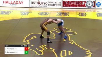 184 lbs Jake Thompson, Air Force vs Tate Samuelson, Wyoming