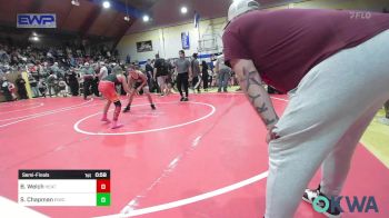 105 lbs Semifinal - Braylon Welch, Heat vs Silas Chapman, Eufaula Ironheads Wrestling Club