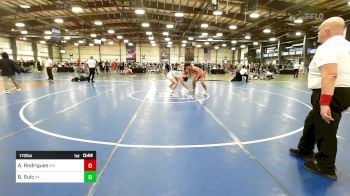 170 lbs Consi Of 16 #2 - Anthony Rodrigues, MD vs Bojan Sulc, VA