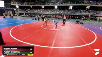 6A 152 lbs Semifinal - Audrey Walker, Prosper Rock Hill vs Audrey Onyeonwu, Round Rock McNeil