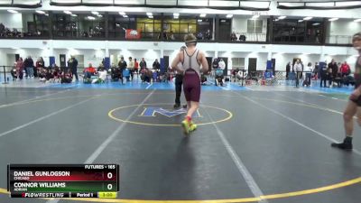 165 lbs Cons. Semi - Daniel Gunlogson, Chicago vs Connor Williams, Adrian