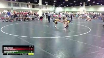 132 lbs Round 5 (6 Team) - Arius Gingerich, Ohio Titan Red vs Cael Helm, Hernando Wrestling