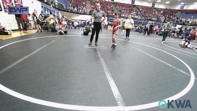 67 lbs Quarterfinal - Christopher Gross, Redskins Wrestling Club vs Beckett Stephens, Deer Creek Wrestling Club