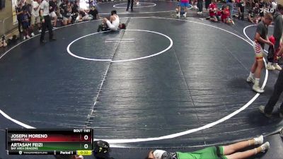 105 lbs 1st Place Match - Joseph Moreno, Hawkeye WC vs Artasam Feizi, Bay Area Dragons