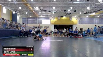106 lbs 5th Place Match - Jonah Lopez, St. Patrick`s High School vs Micah Parker, Oxford High School