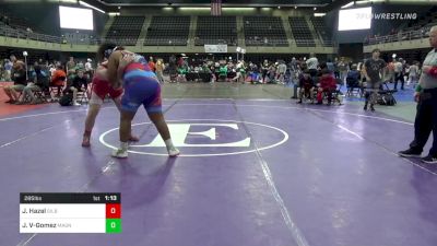 285 lbs 3rd Place - Jared Hazel, Gilbbstown vs Josue Villarreal-Gomez, Magnolia