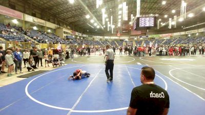 57 lbs Quarterfinal - Caylix Casias, Pikes Peak Warriors vs Weston Wilson, Flathead WC