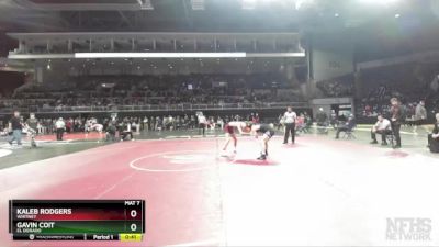 132 lbs Cons. Round 4 - Gavin Coit, El Dorado vs Kaleb Rodgers, Whitney