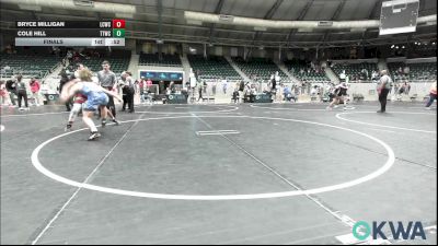 140 lbs Final - Bryce Milligan, Lincoln Christian vs Cole Hill, Team Tulsa Wrestling Club
