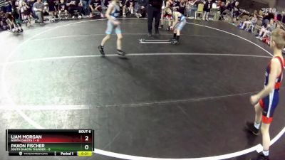 55 lbs Round 3 (4 Team) - Aiden Mehlhaff, South Dakota Thunder vs Lemmy Duval, North Dakota 1