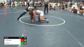 220 lbs Round 4 (6 Team) - Kaijehl Williams, Flint Tropics vs Sean Divine, Funky Monkeys Green