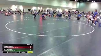 170 lbs Round 5 (6 Team) - Eli Brown, Storm Wrestling vs Isael Perez, New England Gold - AS