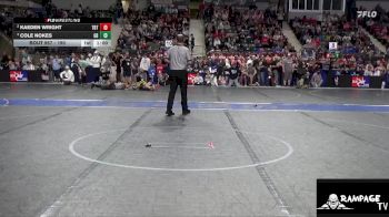 190 lbs Round 1 - Kaeden Wright, Topeka Blue Thunder vs Cole Nokes, Great Bend