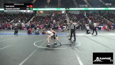 68 lbs 5th Place Match - Raif Boltz, WTC vs Maddox Hattrup, WWC