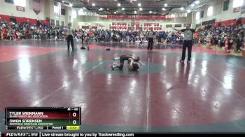 60 lbs Champ. Round 2 - Owen Sorensen, Owatonna Wrestling Association vs Tyler Weinmann, Blaine Wrestling Association