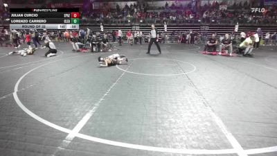 53 lbs Round Of 32 - Julian Curcio, Spazz Wrestling vs Lorenzo Carrero, Clearview