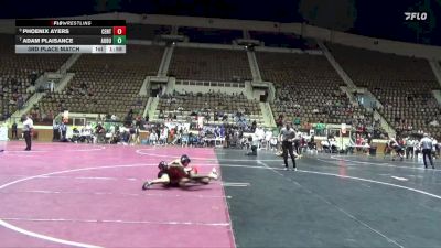 7A 113 lbs 3rd Place Match - Adam Plaisance, Auburn vs Phoenix Ayers, Central