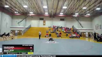 106 lbs Finals (2 Team) - Kaleb Baehl, North Posey vs Brady Byrd, Washington