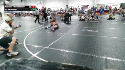 88 lbs Round 1 (6 Team) - Michael Franceschini, Slate Wrestling Academy vs Jacek Lepore, Unitas