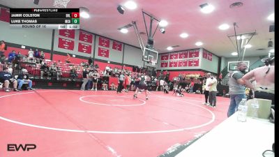 195 lbs Round Of 16 - Jamir Colston, Bartlesville vs Luke Thomas, McAlester
