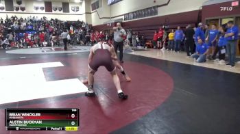 144 lbs Round 2 - Brian Winckler, Maquoketa vs Austin Buckman, Independence