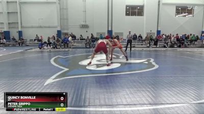 197 lbs Cons. Round 3 - Peter Grippo, Stevens Tech vs Quincy Bonville, RIT