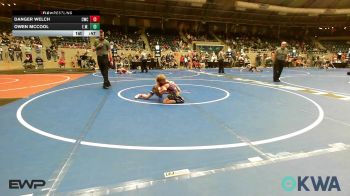 60 lbs Semifinal - Danger Welch, Claremore Wrestling Club vs Owen McCool, Elgin Wrestling