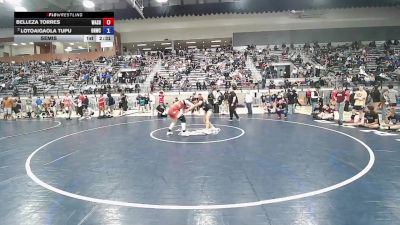 190 lbs Semis - Belleza Torres, Washington vs Lotoaigaola Tupu, Oak Harbor Wrestling Club