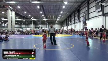 60 lbs Placement (4 Team) - Josiah Laughlin, LEXINGTON WRESTLING CLUB vs Luke Briggs, RAMPAGE WRESTLING CLUB