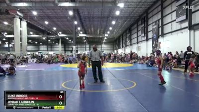 60 lbs Placement (4 Team) - Josiah Laughlin, LEXINGTON WRESTLING CLUB vs Luke Briggs, RAMPAGE WRESTLING CLUB