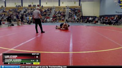 149 lbs Cons. Round 3 - Luke Studer, Saint Cloud State vs Cooper Sanders, University Of Sioux Falls