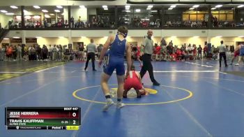 165 Freshman/Soph Semifinal - Jesse Herrera, Wabash vs Travis Kauffman, Alfred State