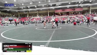 100 lbs Cons. Round 3 - Atreyu Whitten, Open Mats vs John Teufel, Derby